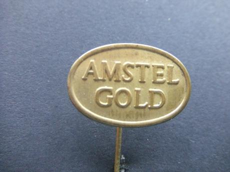 Amstel gold bier, goudkleurig logo
